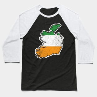 Vintage Ireland Map T-Shirt Baseball T-Shirt